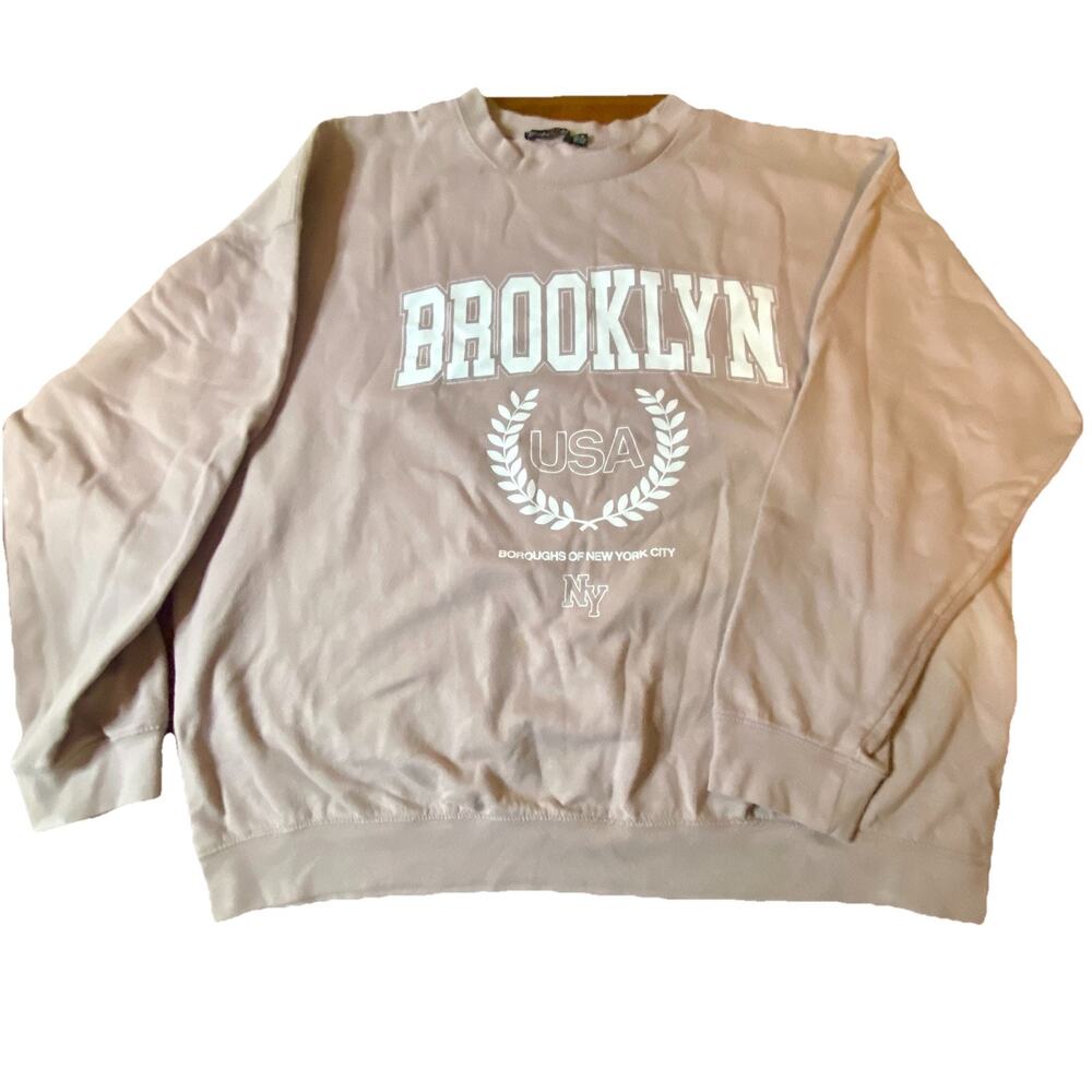Brooklyn XXL Sweatshirt Brooklyn NY Crewneck Sweatshirt Adult Unisex By Boohoo.